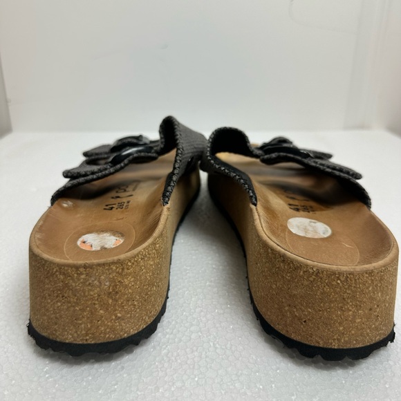 Papillio Gray Textured Sandals - Picture 3 of 8